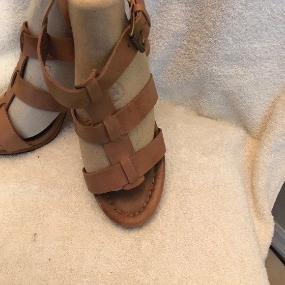 Boden Carmel/brown  Leather Sandal Size 8.5 - Picture 7 of 12